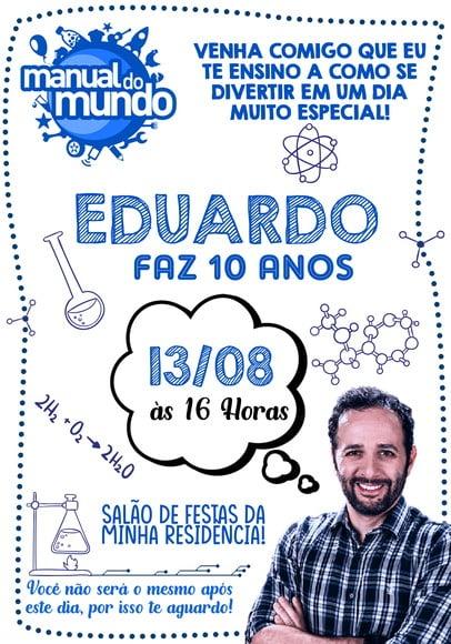Convite Virtual - Manual do Mundo