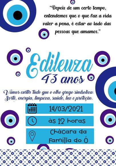 Convite Virtual - Olho Grego