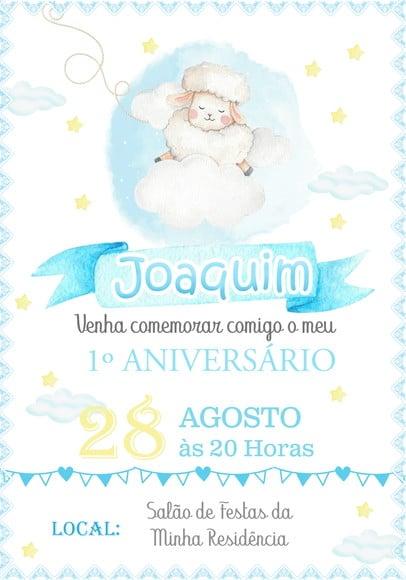 Convite Virtual - Ovelhinha