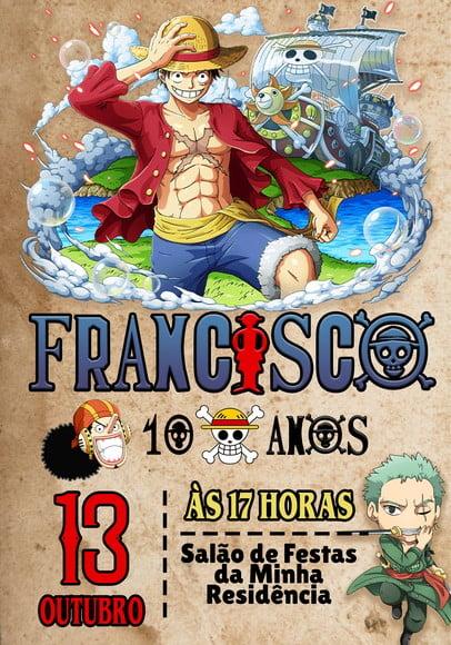 Convite Virtual - One Piece 02