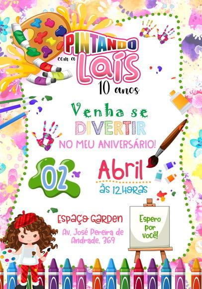 Convite Virtual - Pintando o 7