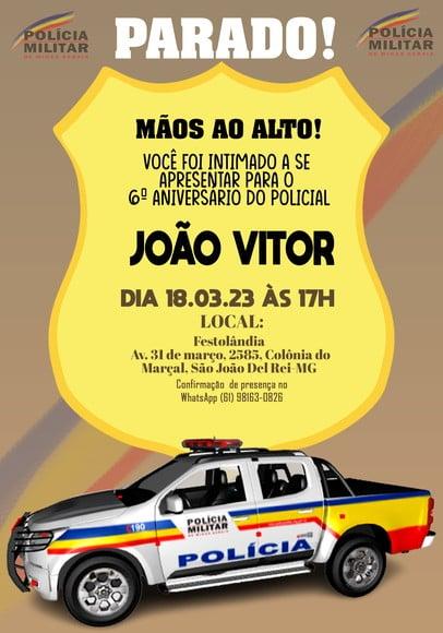 Convite Virtual - Policia Militar Mg