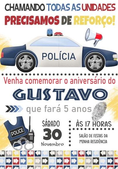 Convite Virtual - Policia