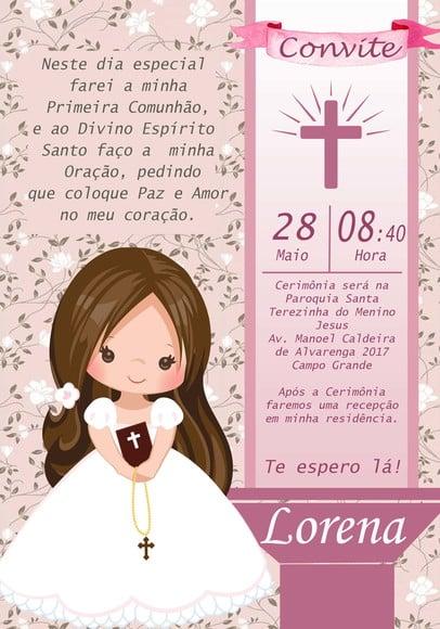 Convite Virtual - Primeira Comunhão