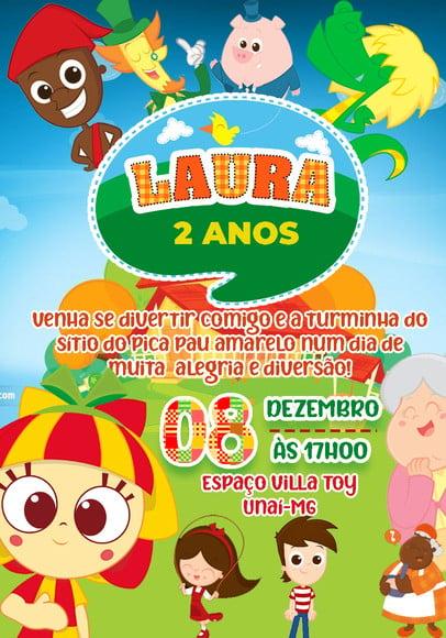 Convite Virtual - Sítio do Pica Pau Amarelo 02