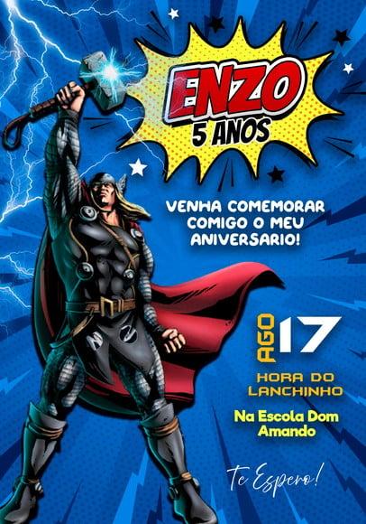 Convite Virtual - Thor