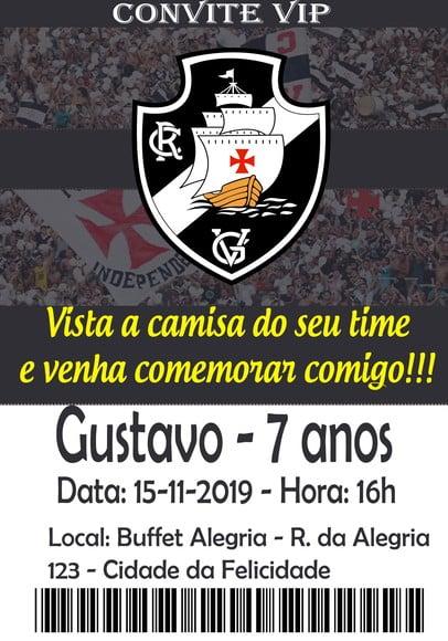 Convite Virtual - Vasco
