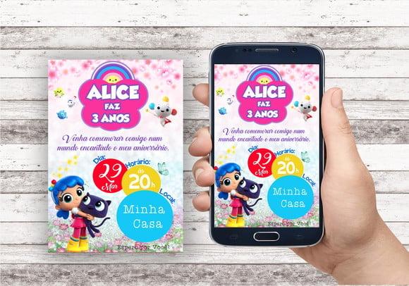 Convite Virtual - Vera e o Reino do Arco Irís