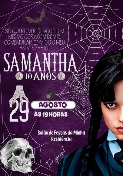 Convite Virtual - Wandinha 05