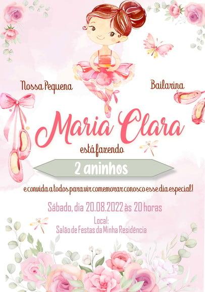 Convite Virtual- Bailarina 06