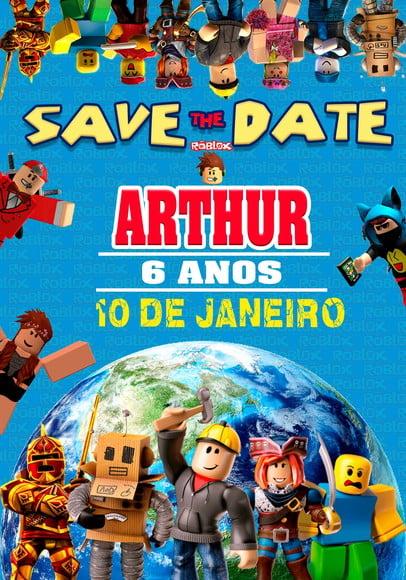 Convite Virtual - Save The Date Roblox 02