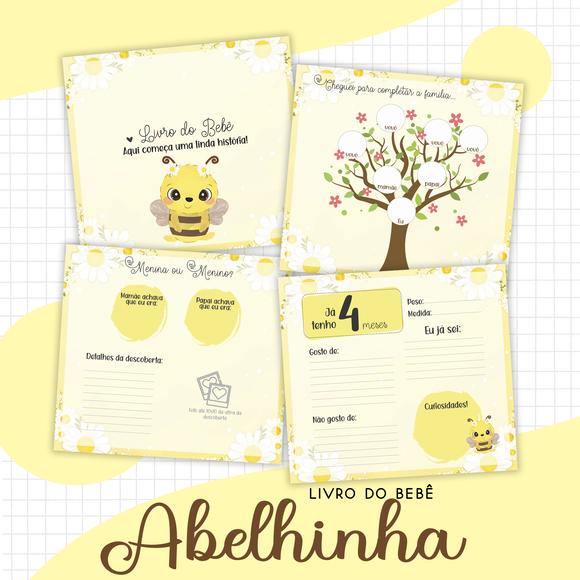 Livro do Bebê - 20x22 - Abelhinha