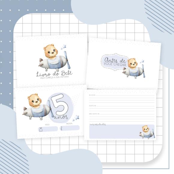Livro do Bebe - Urso Aviador 03