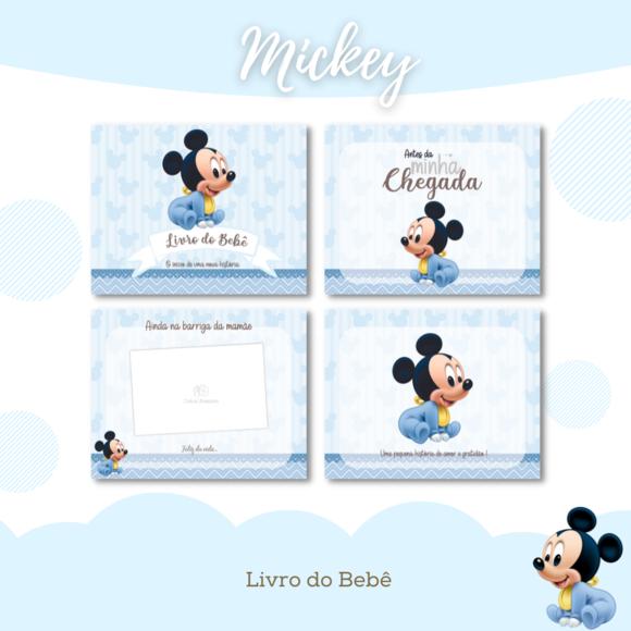 Livro do Bebê (19 x 24) - Mickey Baby
