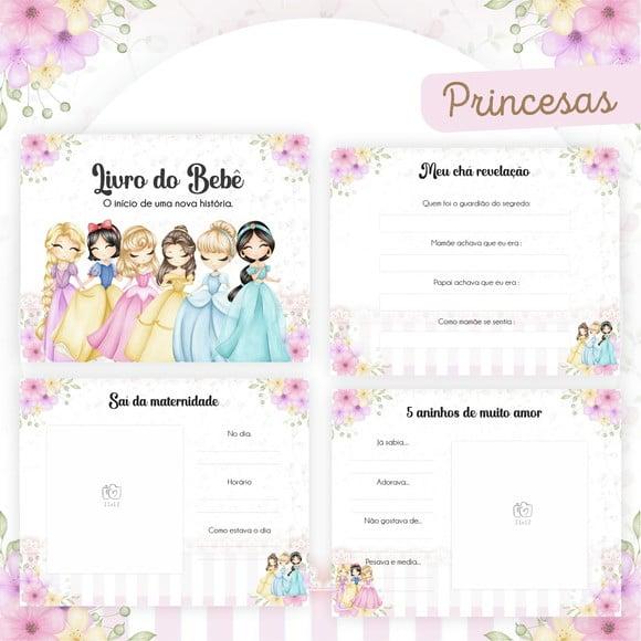 Livro do Bebê (19 x 24) - Princesas