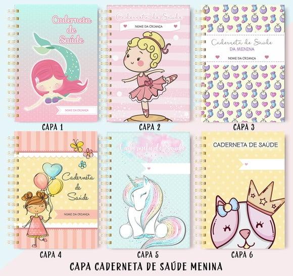 Arquivo Digital - Capa Caderneta De Vacina Menina