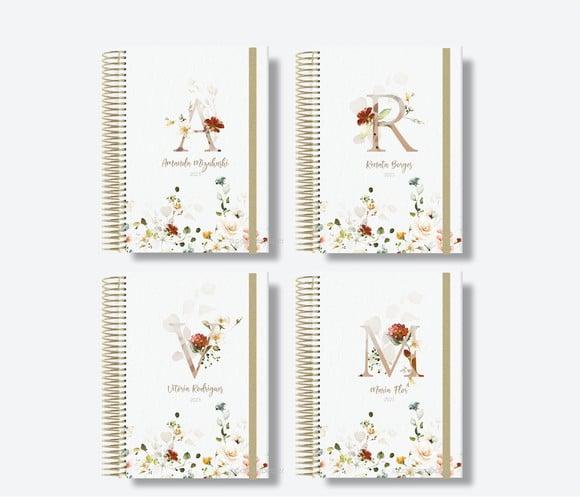 Arquivo Digital - Capas Floral Alfabeto 02