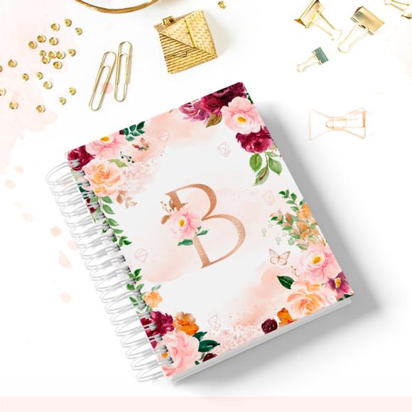 Arquivo Digital - Capas Floral Alfabeto 03