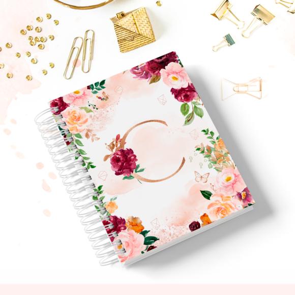 Arquivo Digital - Capas Floral Alfabeto 03