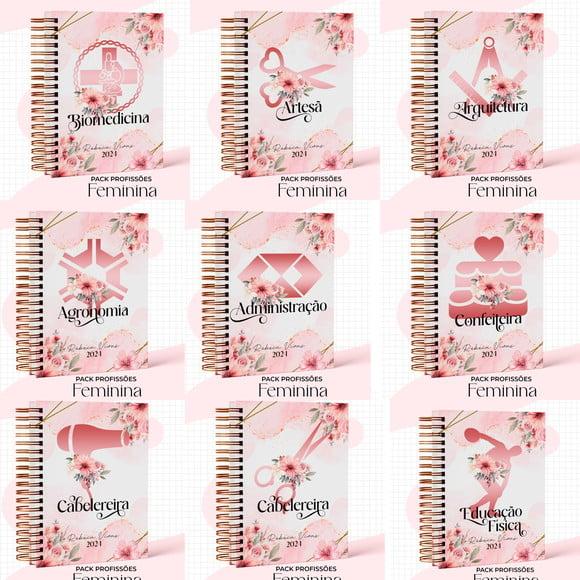 Arquivo Digital - Combo Capas Profissões Feminina 04