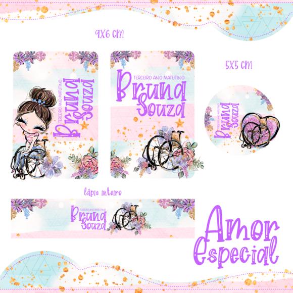 Arquivo digital Etiqueta Escolar - Amor Especial