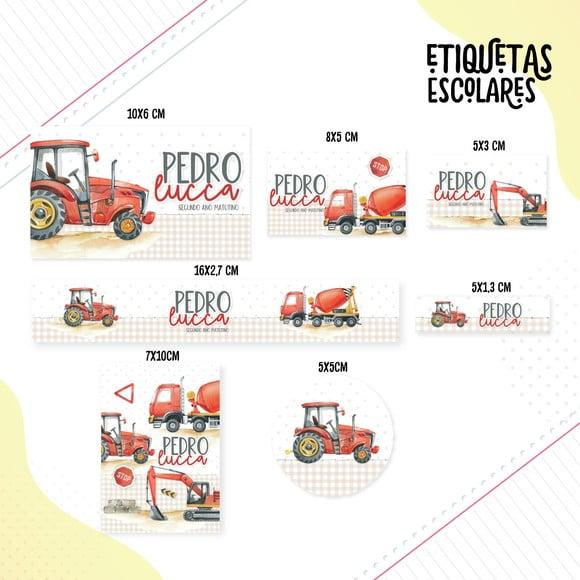 Arquivo Digital Etiqueta Escolar - Construção