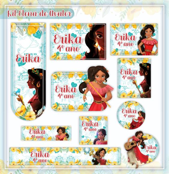 Arquivo Digital Etiqueta Escolar - Elena de Avalor 02