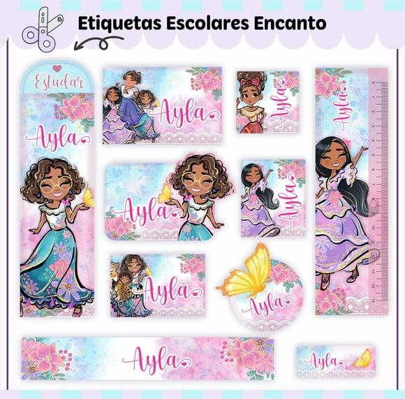 Arquivo Digital Etiqueta Escolar - Encanto 02