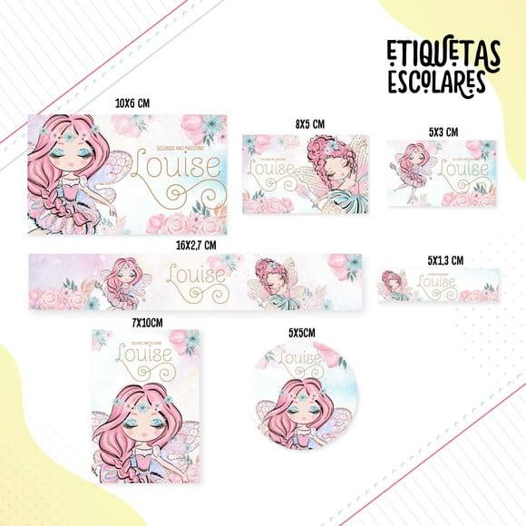 Arquivo Digital Etiqueta Escolar - Fada 02