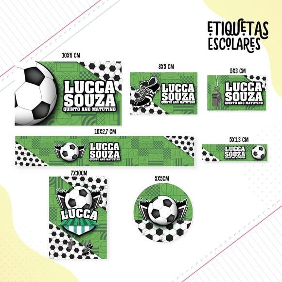 Arquivo Digital Etiqueta Escolar - Futebol 03