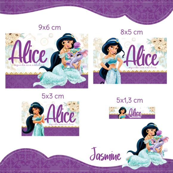 Arquivo digital Etiqueta Escolar - Jasmine
