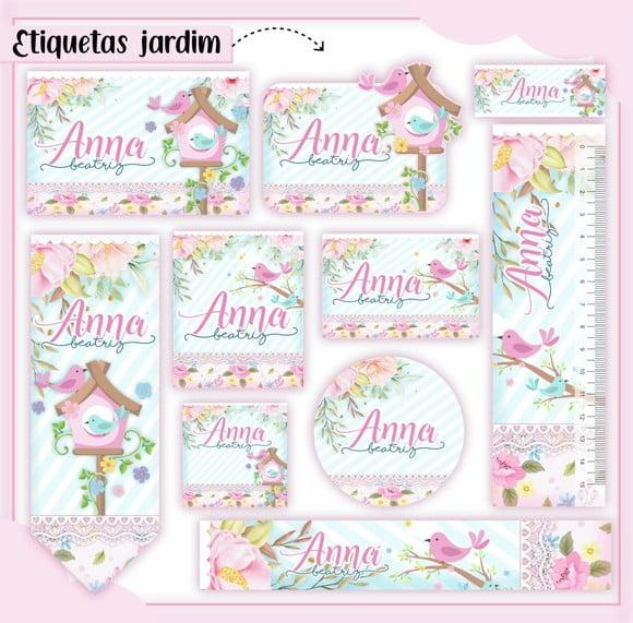 Arquivo Digital Etiqueta Escolar - Jardim
