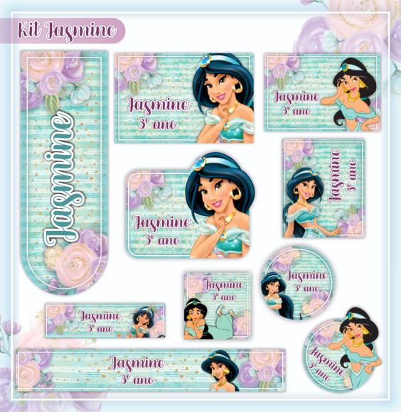 Arquivo digital Etiqueta Escolar - Jasmine 03