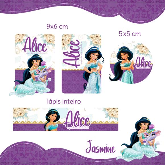 Arquivo digital Etiqueta Escolar - Jasmine