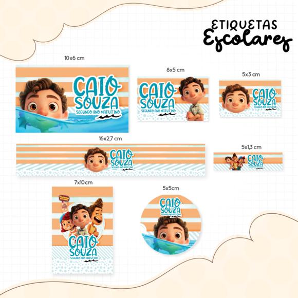 Arquivo digital Etiqueta Escolar - Luca