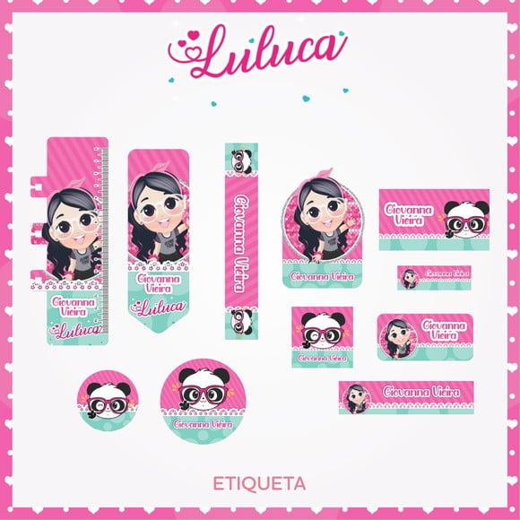 Arquivo digital Etiqueta Escolar - Luluca