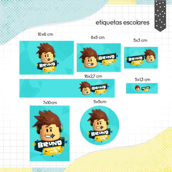 Arquivo Digital Etiqueta Escolar - Roblox 02