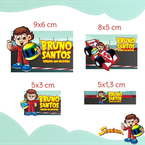 Arquivo digital Etiqueta Escolar - Seninha