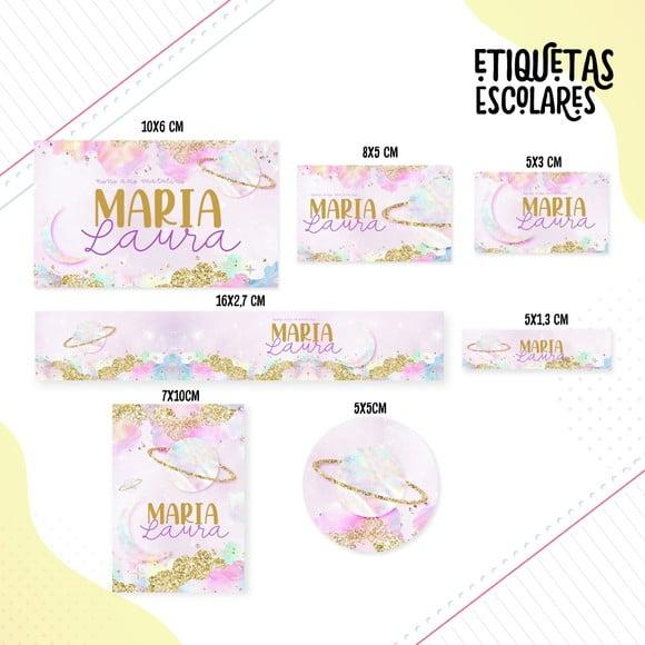 Arquivo Digital Etiqueta Escolar - Universo