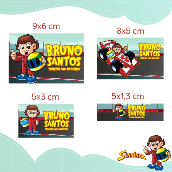 Arquivo digital Etiqueta Escolar - Seninha