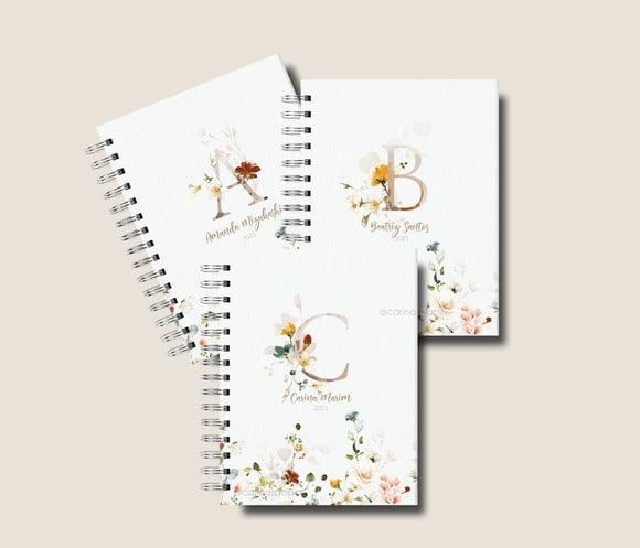 Arquivo Digital - Capas Floral Alfabeto 02