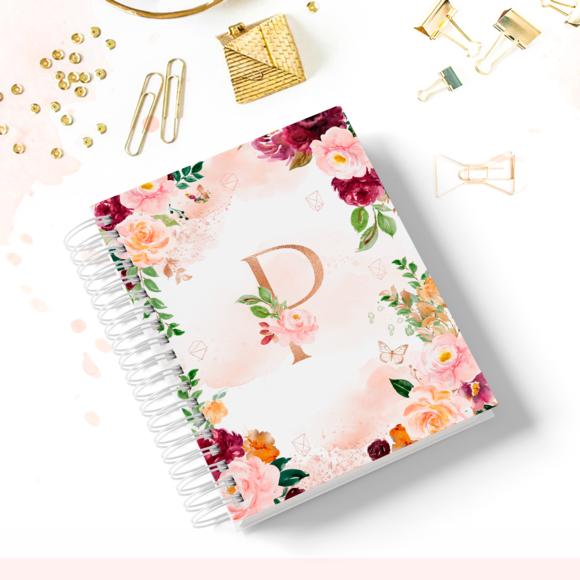 Arquivo Digital - Capas Floral Alfabeto 03