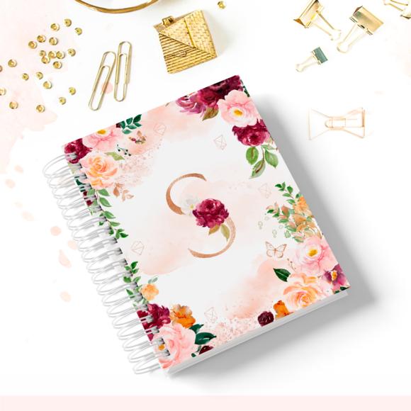 Arquivo Digital - Capas Floral Alfabeto 03
