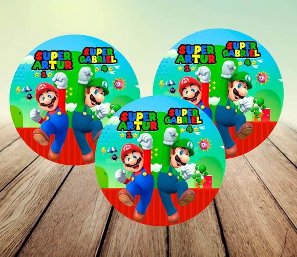 Arte Digital - Redonda - Mario Bross