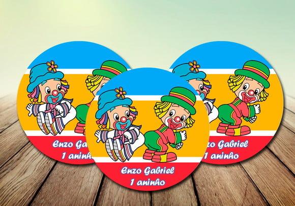 Arte Digital p/ Adesivo Latinha e Tubete Patati Patatá