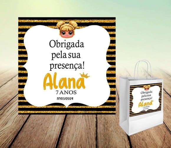 Arte Digital p/ Adesivo Sacolinha - Lol