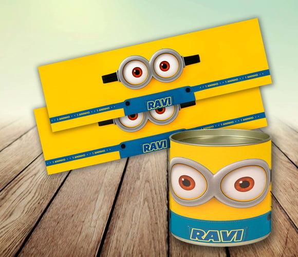 Arte Digital p/ Tubolata (10x10) - Minions