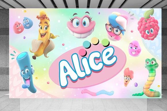 Arte Digital para Painel - Fini Candy