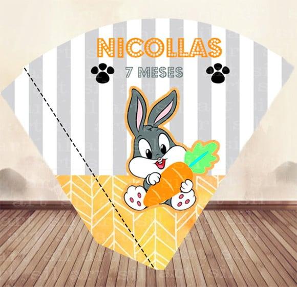 Arte Digital- Cone para Pipoca - Pernalonga