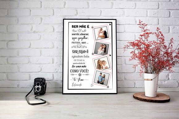 Quadro Decorativo - Dia das Mães (arte Digital)